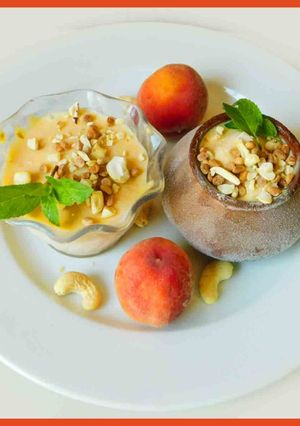 A picture of PEACH KULFI (ICE CREAM).