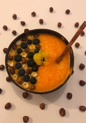 Une photo de Smoothie pomme-carotte 🥕🥣🌱