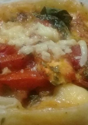 Una foto de Canastitas Caprese