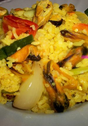 Une photo de Riz aux moules