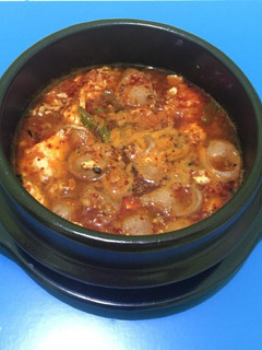 Foto resep Sundubu Jjigae (sup tahu korea) praktis