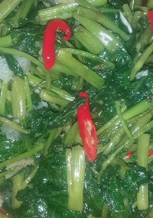 Foto resep Cah kangkung dengan jahe
