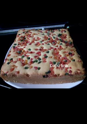 Foto resep Bolu tape topping sukade 12juli18