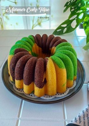 Foto resep Marmer Cake Tape / Butter Cake / Cake Tak Berkulit