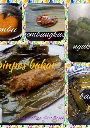 Foto resep Pinpes bakar (pindang pepes bakar) ☺️