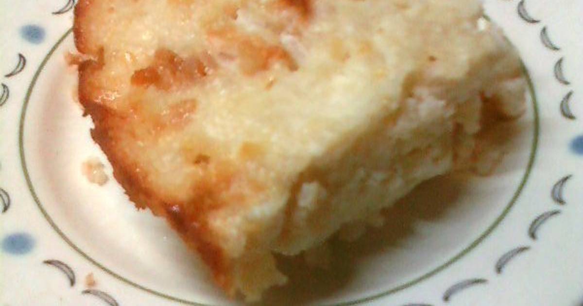 Запеканка из творога с рисом и яблоками рецепт