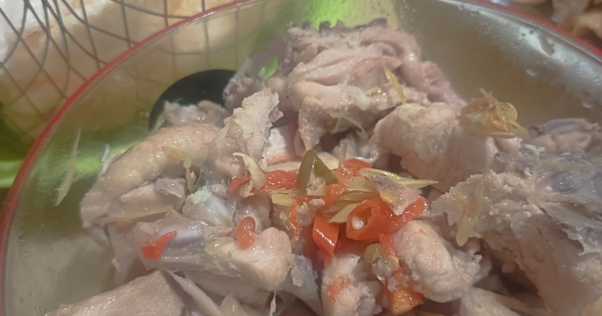 Ayam sambel matah less oil