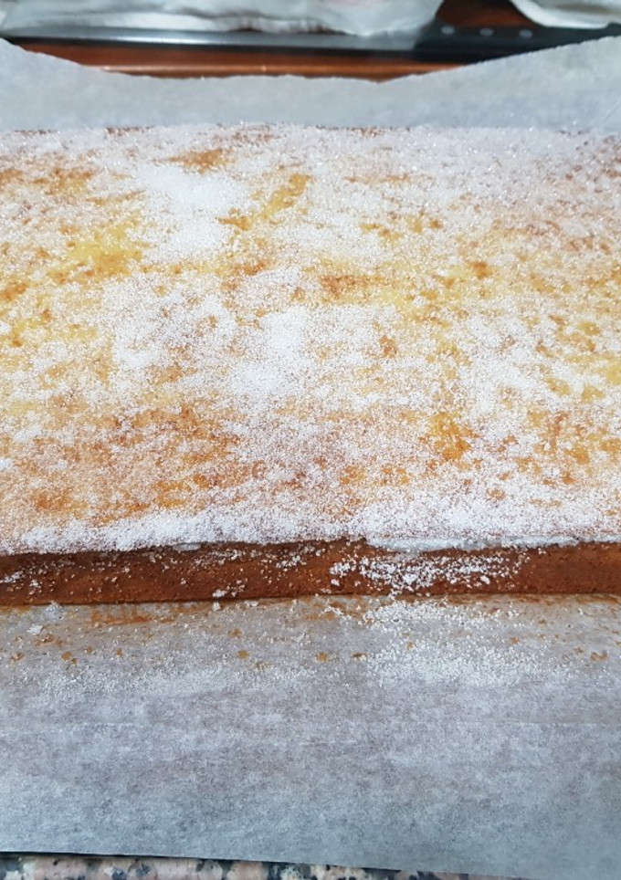 Una foto de Bizcocho de naranja y yogurt