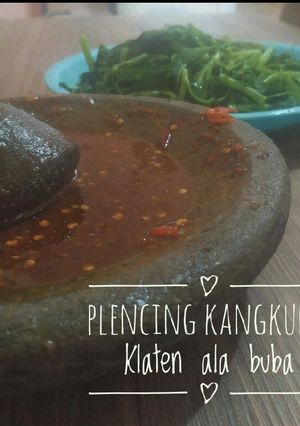 Foto resep Plencing kangkung klaten