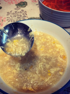 Foto resep Sup jagung kepiting ala Tiger Kitchen