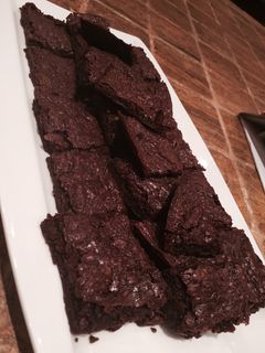 A picture of How to make 3 ingredient Nutella brownies.