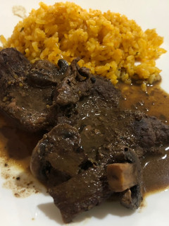 Una foto de Lomito pimienta con champiñones