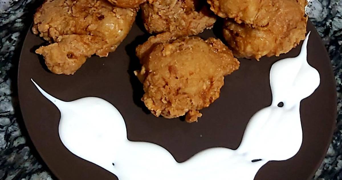 Kfc chicken thighs Recipe by Nafeesa Mustafa Cookpad
