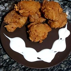 A picture of Kfc chicken thighs.
