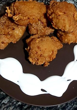 A picture of Kfc chicken thighs.