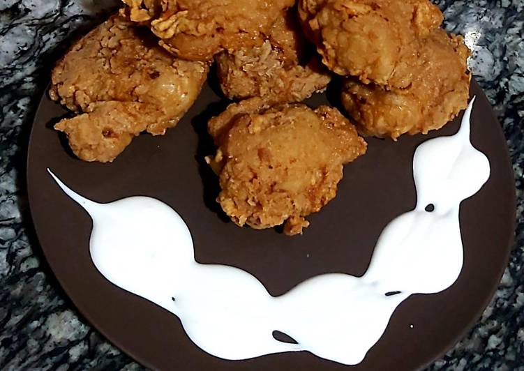 How to Prepare Super Quick Homemade Kfc chicken thighs