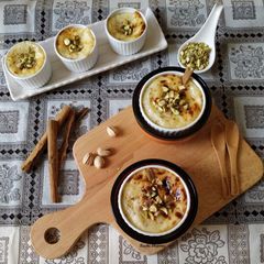 A picture of Turkish rice pudding.