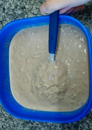 Una foto de Arroz con leche de chocolate 🍫 🍚