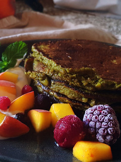 Una foto de Tortitas de Té Matcha