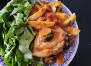Una foto de Estofado de Tutos de pollo