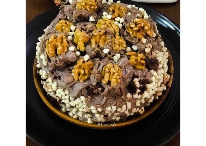 Eggless DBC Death by Chocolates Cake Recipe