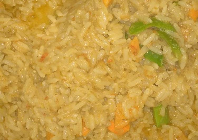 Easiest Way to Make Perfect Vegetable Coconut rice and fish