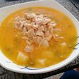 Sopa de verduras con pechuga