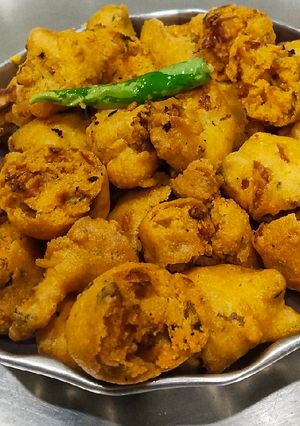 A picture of Gramflour Pakoda Besan Pakoda.