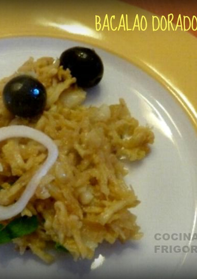 Una foto de Bacalao dorado fácil