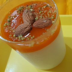 A picture of Mahalabia dessert flavor.
