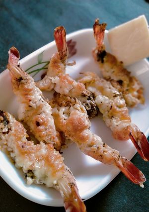 বেকড প্রন(Baked prawn recipe in bengali) রেসিপির প্রধান ছবি