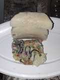 Yam with veg egg
