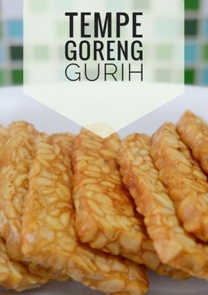 Foto resep Tempe goreng gurih praktis