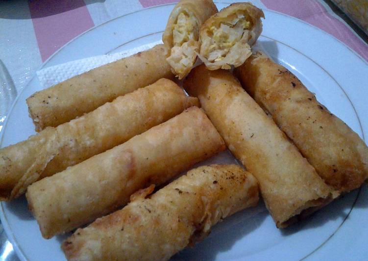 Langkah membuat Lumpia ebi bengkoang nikmat