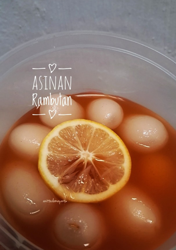Foto resep Asinan Rambutan Kuah Lemon