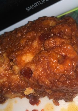 Una foto de Budín de pan riquísimo