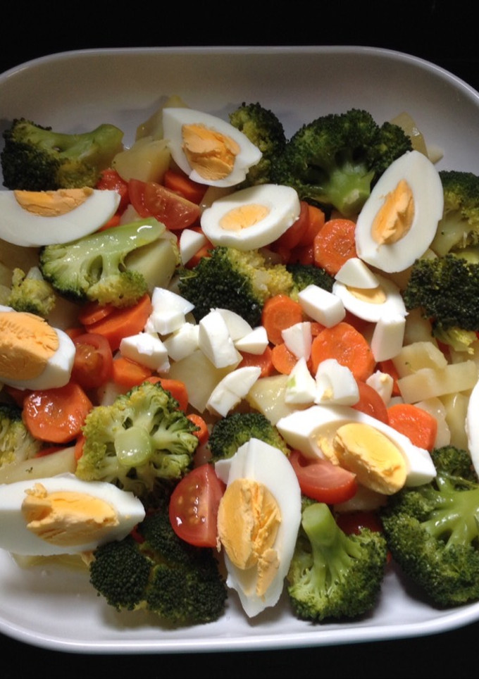 Una foto de Verduras al vapor