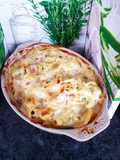 Gratin de raviolis frais et tortellinis sauce mornay 😋#avril