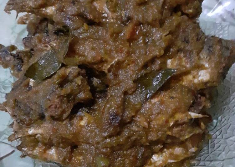 Cara membuat Pindang Deles Sambel Ijo Sederhana Untuk Jualan