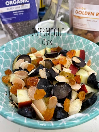 Langkah Gampang Membuat Resep  Overnight Oats! yang Enak Banget, Enak Banget