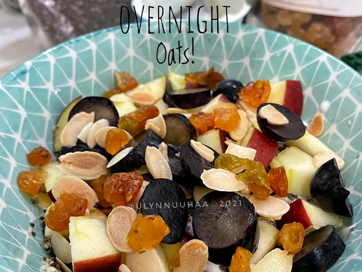 Langkah Gampang Membuat Resep  Overnight Oats! yang Enak Banget, Enak Banget