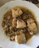 Pollo a la cerveza con champiñones