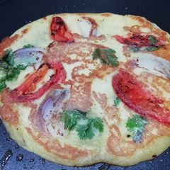 A picture of Moong Daal Pizza.