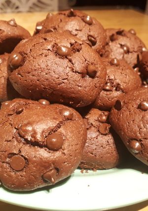 Una foto de Galletas superchocolatosas: ¡Una perdición!🍫😋