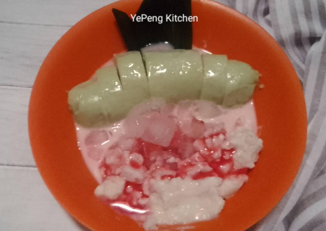 Es pisang ijo