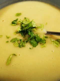 Foto de Sopa Alho Francês e Couve flor