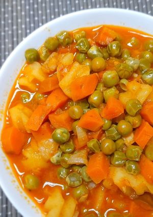 صورة لوصفة بسلة 🫛 بالجزر 🥕