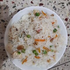 A picture of Mix vegetable fried rice.