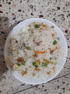 A picture of Mix vegetable fried rice.