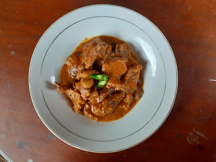 Cara Simple Menyiapkan Resep  Rendang Sapi Resep Rumahan yang Lezat, Enak Banget